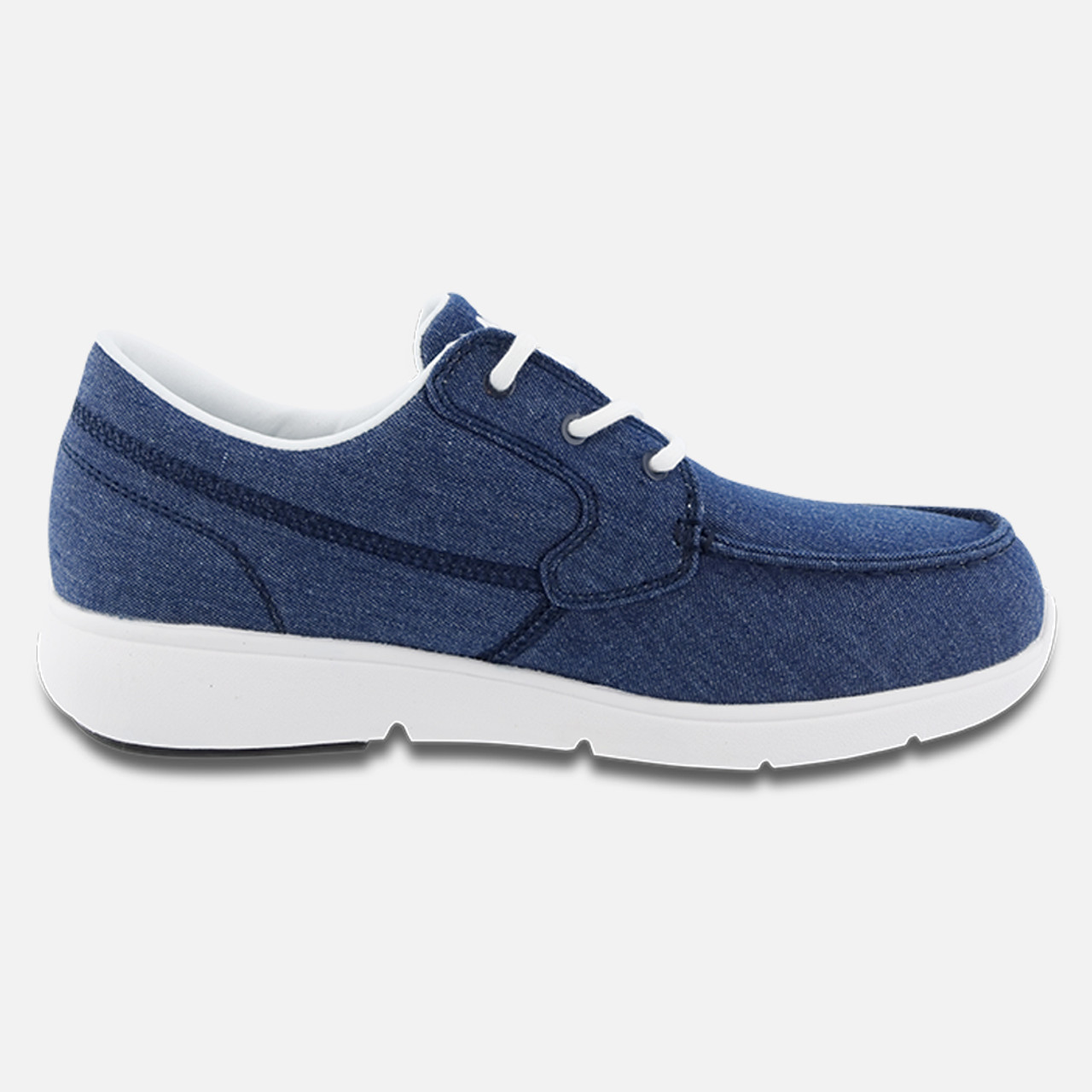 Women's Moc Toe Canvas Loafer - Image 5