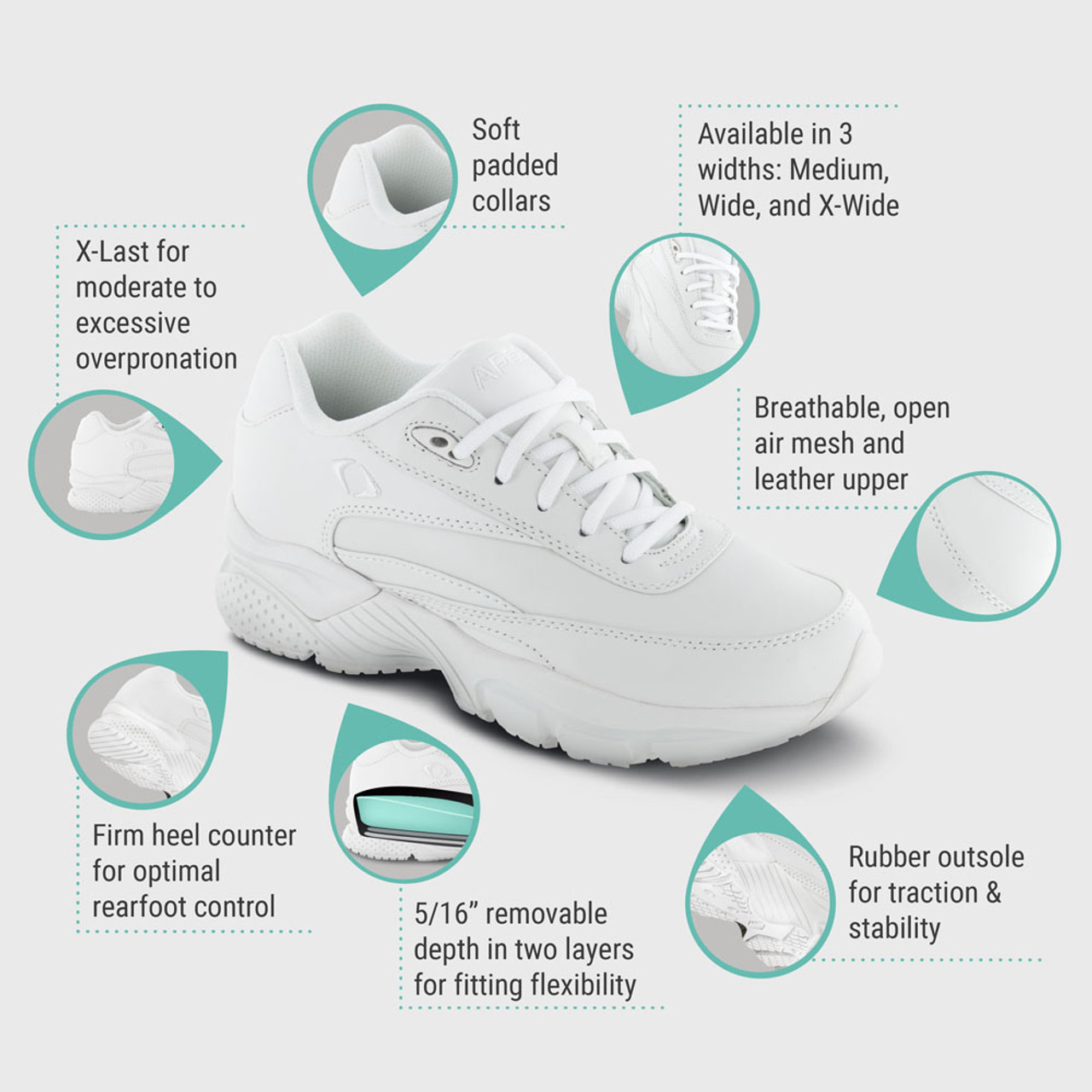 Women's Lace Walking Shoe - Image 5