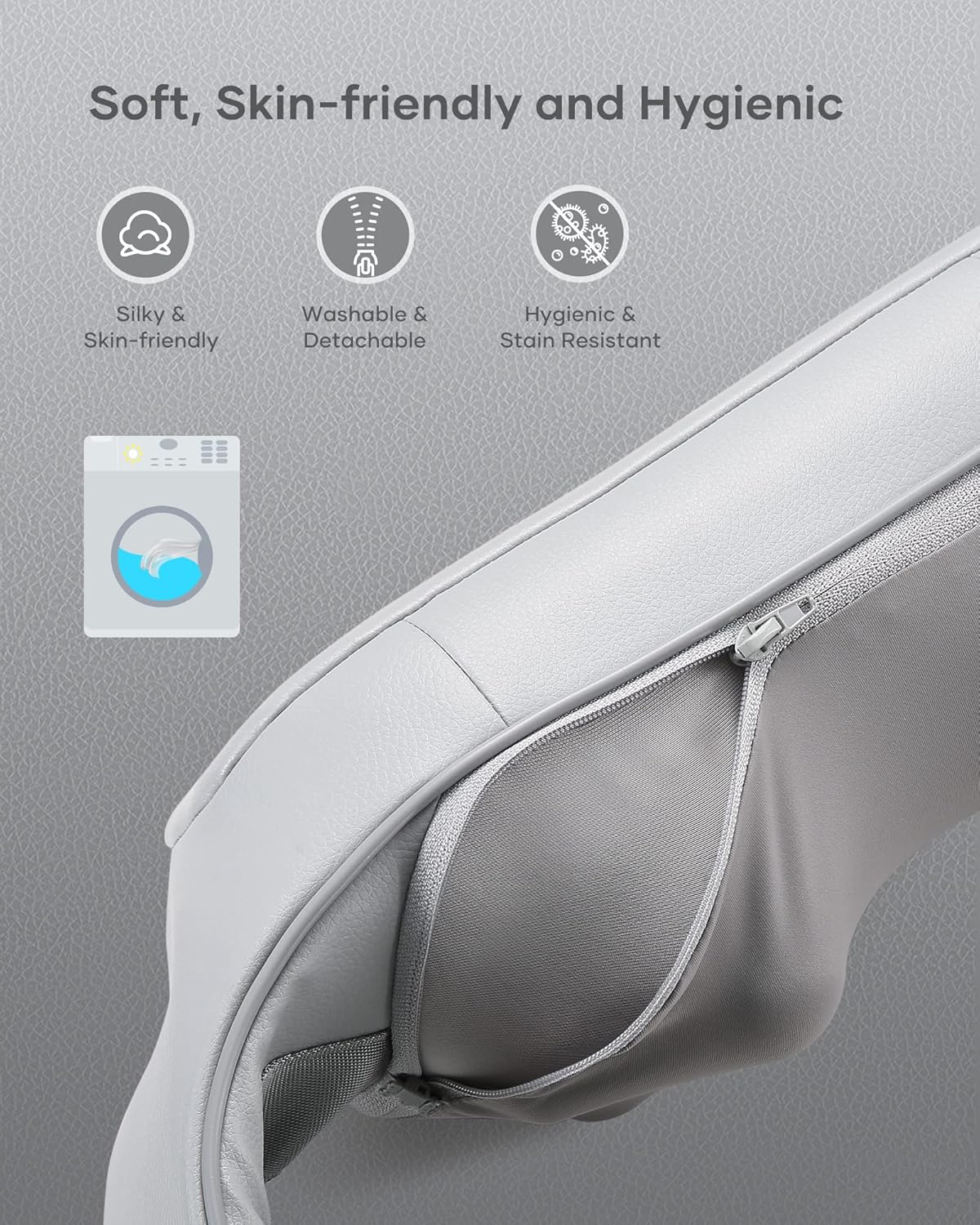 Neck Massager with Heat, Shiatsu Back Neck and Shoulder Massager, Electric Deep Tissue 4D Kneading Massage - Image 4