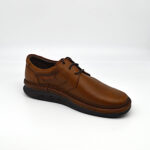 Plain Round Toe Semi Rocker Sole Gentlemen's Casual Derby