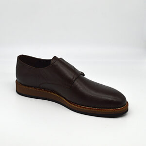 Double Monk Strap Plain Toe Gentlemen's Shoes