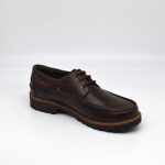 FCL X Vernik - Apron Toe Stitching 3-Eye Gentlemen's Boat Shoes