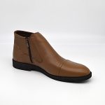 Plain Toe Side Zip Gentlemen's Ankle Boots- M